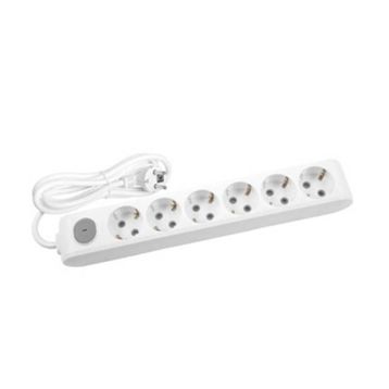 Viko Multi-Let 6 m 6 Anahtarlı Monoblok H05VV-F 3x2.5 mm TTR Priz