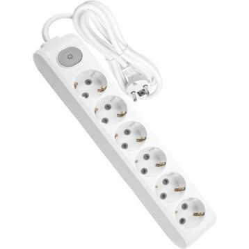 Viko Multi-Let 6'lı 3x2.5 20 m Öznur Kablo Tam Bakır Anahtarlı Topraklı Çocuk Korumalı Uzatma Grup Priz