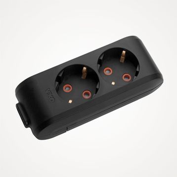 Viko Multi-Let 90133200 2'li Siyah Priz