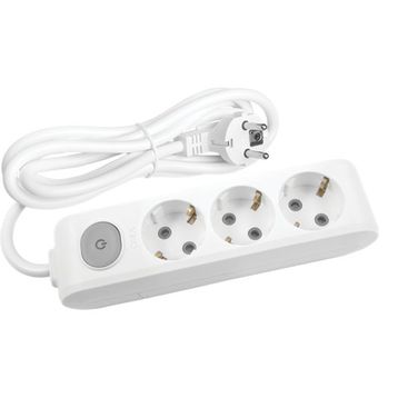 Viko MULTI-LET Topraklı Anahtarlı Çocuk Korumalı 3 mt 3'lü Priz