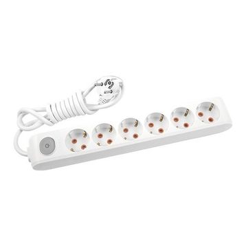 Viko MULTILET-020 3 mt Uzatma Kablosu Topraklı Çocuk Korumalı Altılı Priz