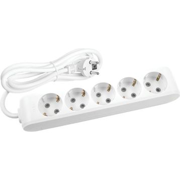 Viko MULTILET-027 5 mt Uzatma Kablosu Multilet 5'li Topraklı Çocuk Korumalı Grup Priz