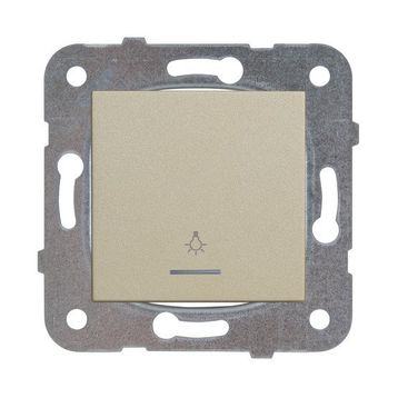Viko Novella Bronz Işıklı Anahtar