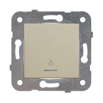 Viko Novella Bronz Işıklı Anahtar