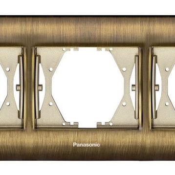 Viko Panasonic 3'lü Thea Blu Antique Dore Çerçeve