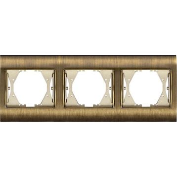 Viko Panasonic 3'lü Thea Blu Antique Dore Çerçeve