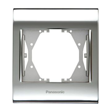 Viko Panasonic Tekli Thea Blu Chrome Beyaz Çerçeve