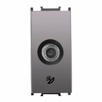 Viko Panasonic Thea 1 m F Konnektörlü Sonlu Alt Kapak Modüler Antrasit Uydu Prizi