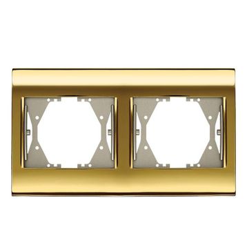 Viko Panasonic Thea Blu Gold + Dore İkili Çerçeve