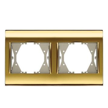 Viko Panasonic Thea Blu Gold + Dore İkili Çerçeve