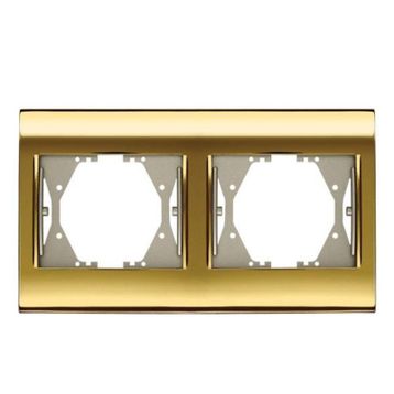 Viko Panasonic Thea Blu Gold + Dore İkili Çerçeve