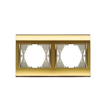 Viko Panasonic Thea Blu Gold + Dore İkili Çerçeve