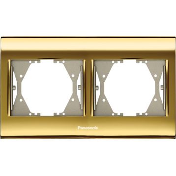 Viko Panasonic Thea Blu Gold + Dore İkili Çerçeve