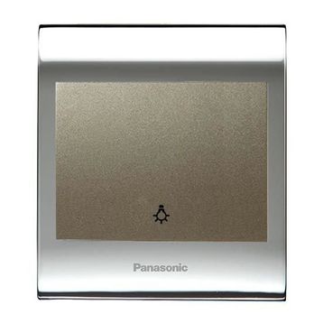 Viko Panasonic Thea Blu Light Chrome Beyaz Kapak Dore Anahtar Çerçeve