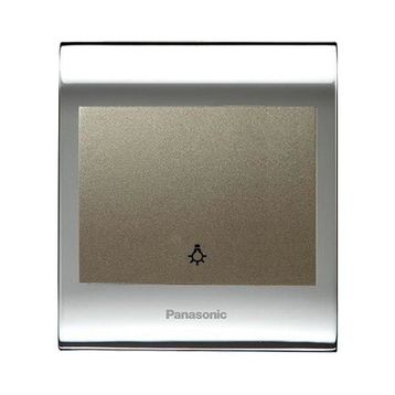 Viko Panasonic Thea Blu Light Chrome Beyaz Kapak Dore Anahtar Çerçeve