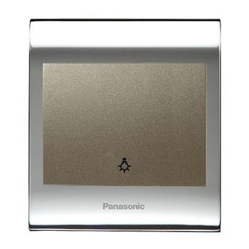 Viko Panasonic Thea Blu Light Chrome Beyaz Kapak Dore Anahtar Çerçeve