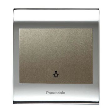 Viko Panasonic Thea Blu Light Chrome Beyaz Kapak Dore Anahtar Çerçeve