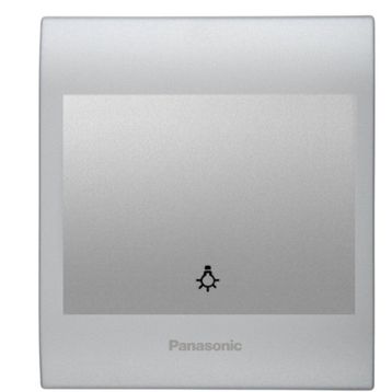 Viko Panasonic Thea Blu Light Chrome Matt Kapak Metalik Beyaz Anahtar Çerçeve