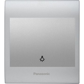Viko Panasonic Thea Blu Light Chrome Matt Kapak Metalik Beyaz Anahtar Çerçeve