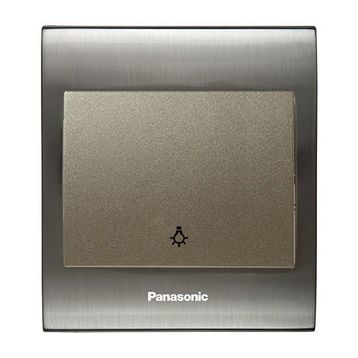 Viko Panasonic Thea Blu Light Inox Beyaz Kapak Dore Anahtar Çerçeve