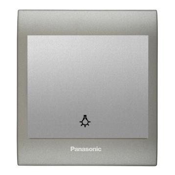 Viko Panasonic Thea Blu Light Inox Matt Dore Kapak Metalik Beyaz Anahtar Çerçeve