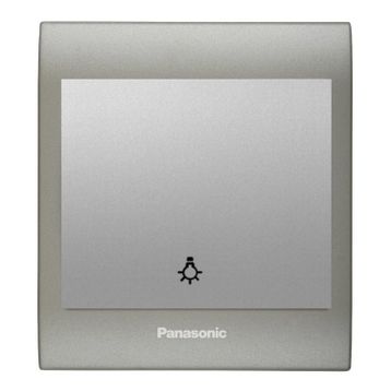 Viko Panasonic Thea Blu Light Inox Matt Dore Kapak Metalik Beyaz Anahtar Çerçeve