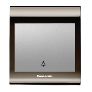 Viko Panasonic Thea Blu Light Una Füme Kapak Metalik Beyaz Anahtar Çerçeve