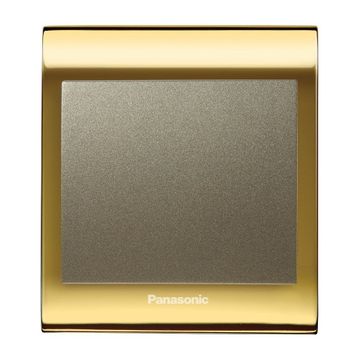 Viko Panasonic Thea Blu Tekli Gold Dore Kapak Anahtar Çerçeve