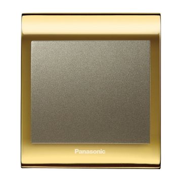 Viko Panasonic Thea Blu Tekli Gold Dore Kapak Anahtar Çerçeve
