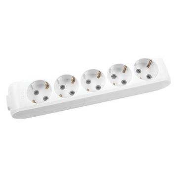 Viko VİKO0128 Topraklı Çocuk Korumalı Klemensli Multi-Let Beşli Priz