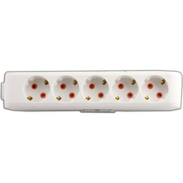 Viko VİKO0128 Topraklı Çocuk Korumalı Klemensli Multi-Let Beşli Priz