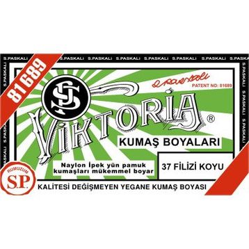 Viktoria 37 Filizi Koyu Toz Kumaş Boyası