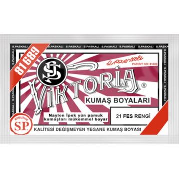 Viktoria Fes Rengi N 21 Toz Kumaş Boyası