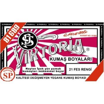 Viktoria Fes Rengi N 21 Toz Kumaş Boyası