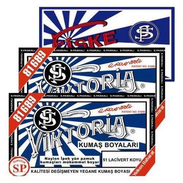 Viktoria Koyu Lacivert 2Pk+Fiske Sabitleme 1Pk Kumaş Boyası