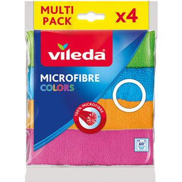 Vileda Colors Mikrofiber 4'lü Bez