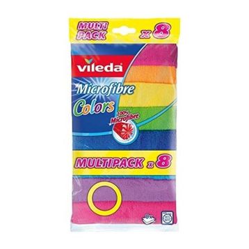 Vileda Colors Mikrofiber 8'li Temizlik Bezi