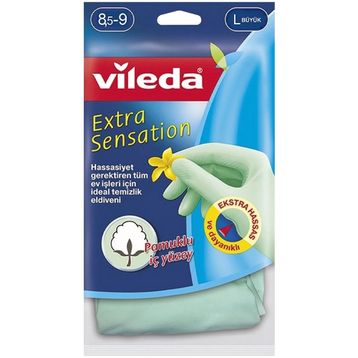Vileda L Büyük Boy Extra Sensation Eldiven
