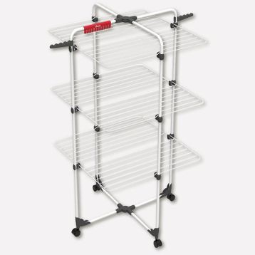 Vileda Mixer Beyaz Çelik Dikey Çamaşır Askılığı