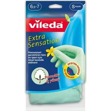 Vileda S Küçük Boy Extra Sensation Temizlik Eldiveni