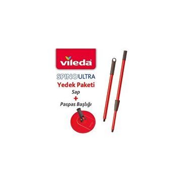 Vileda Spino Ultra Yedek Sopa + Yuvarlak Plastik Başlık