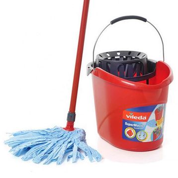 Vileda Supermocio Kırmızı Temizlik Seti