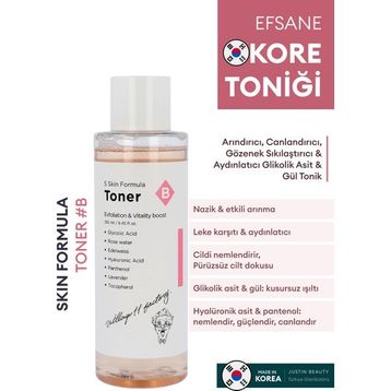 Village 11 Factory B Skin Formula 250 ml Arındırıcı Canlandırıcı Vitamin Tonik