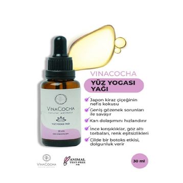Vinacocha 30 ml Yüz Yogası Yağı