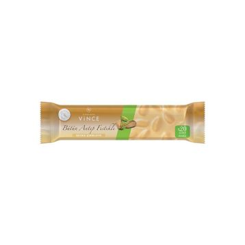 Vince 65 gr %20 Fıstıklı Beyaz Çikolata