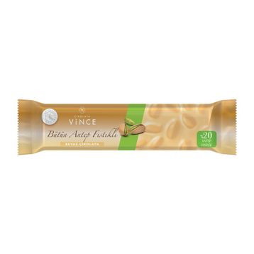 Vince 65 gr %20 Fıstıklı Beyaz Çikolata