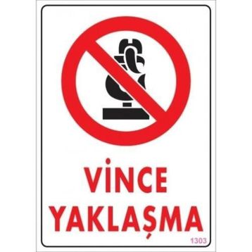 Vince Yaklaşma Uyarı Levhası