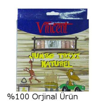 Vincent Trixi Natürel 12'li Kuru Boya Kalemi