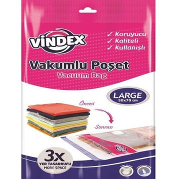 Vindex 50x70 cm 2'li Large Vakumlu Poşet
