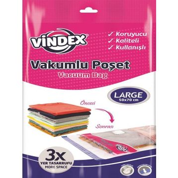 Vindex 50x70 cm 2'li Large Vakumlu Poşet